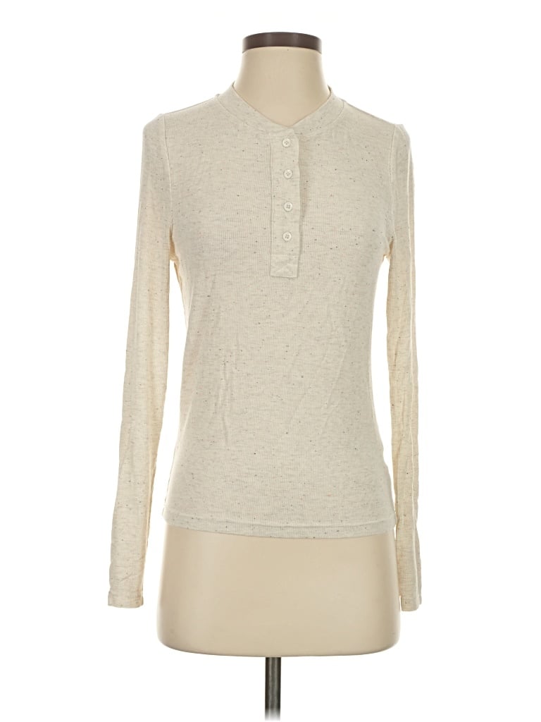 Pre-owned White Birch Long Sleeve T-shirt In White