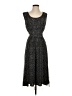 Max Studio Paisley Gray Casual Dress Size XS - photo 1