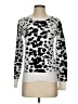 French Connection Animal Print Silver Pullover Sweater Size S - photo 1