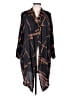 NOEN Black Gray Kimono Size L - photo 1