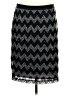 Sunny Leigh Chevron-herringbone Black Casual Skirt Size M - photo 1