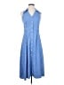 CeCe 100% Polyester Blue Casual Dress Size 0 - photo 1