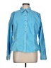 Talbots Blue Long Sleeve Button-Down Shirt Size L - photo 1