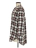 Lands' End Checkered-gingham Gray Long Sleeve Blouse Size M - photo 5