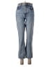 Topshop Hearts Blue Jeans Size 26 waist - photo 1