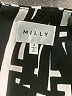Milly Graphic Black Casual Dress Size 4 - photo 7