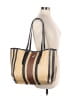 Unbranded 100% Polyurethane Stripes Tan Ivory Tote One size - photo 2