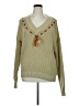 Unbranded 100% Polyester Green Pullover Sweater Size XL - photo 1
