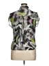 Jones Wear 100% Polyester Animal Print Gray Sleeveless Blouse Size 14 - photo 2