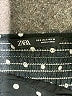 Zara 100% Baumwolle Black 3/4 Sleeve Top Size S - photo 7