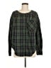 Free People Plaid Green Long Sleeve Button-Down Shirt Size M (estimated) - photo 1