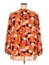 NYDJ 100% Polyester Orange 3/4 Sleeve Blouse Size 2X - photo 2