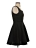 Aqua Solid Black Cocktail Dress Size S - photo 4