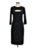 KAMALIKULTURE Polka Dots Black Cocktail Dress Size L - photo 1