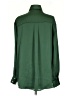 Zara 100% Polyester Solid Green Long Sleeve Blouse Size S - photo 2