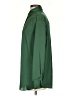 Zara 100% Polyester Solid Green Long Sleeve Blouse Size S - photo 5