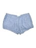 Joie 100% Baumwolle Chevron-herringbone Blue Shorts Size 8 - photo 1
