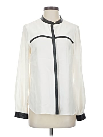 Alice & Trixie Long Sleeve Silk Top (view 1)
