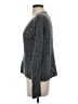 Kensie Metallic Gray Pullover Sweater Size S - photo 5