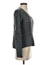 Kensie Metallic Gray Pullover Sweater Size S - photo 4