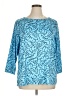 Unbranded Blue 3/4 Sleeve T-Shirt Size XL (estimated) - photo 1