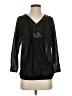 Studio Y 100% Polyester Black 3/4 Sleeve Blouse Size XS - photo 1