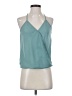 Papermoon 100% Polyester Teal Sleeveless Blouse Size XS (petite) - photo 1