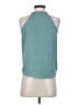 Papermoon 100% Polyester Teal Sleeveless Blouse Size XS (petite) - photo 2