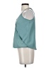 Papermoon 100% Polyester Teal Sleeveless Blouse Size XS (petite) - photo 5