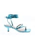 Schutz Teal Blue Heels Size 6 1/2 - photo 1
