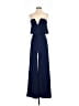 Lulus Color Block Blue Jumpsuit Size S - photo 1