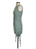 Unbranded Solid Teal Casual Dress Size S - photo 5