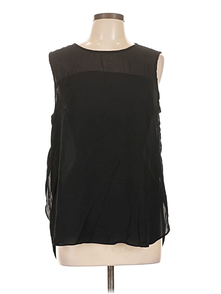 Pre-owned Vince Camuto Sleeveless Blouse In Black