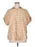 Torrid 100% Cotton Tan Short Sleeve Polo Size 1X Plus (1) - photo 1