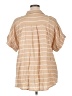 Torrid 100% Cotton Tan Short Sleeve Polo Size 1X Plus (1) - photo 2