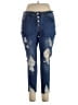 S.O.N.G. Hearts Blue Jeans Size 17 - photo 1