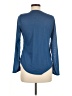 Shein 100% Polyester Blue Long Sleeve T-Shirt Size 6 - photo 2
