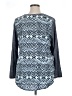 Bit & Bridle 100% Rayon Gray Long Sleeve Top Size XL - photo 2