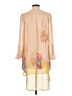 Mossimo 100% Polyester Pink 3/4 Sleeve Blouse Size L - photo 2