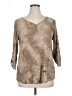 DressBarn Tan 3/4 Sleeve Blouse Size XL - photo 1