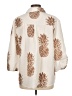 Unbranded Print Ivory 3/4 Sleeve Blouse Size L - photo 2