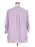 Torrid 100% Polyester Purple 3/4 Sleeve Blouse Size 2X Plus (2) - photo 2