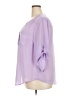 Torrid 100% Polyester Purple 3/4 Sleeve Blouse Size 2X Plus (2) - photo 5
