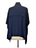 Barneys New York Blue 3/4 Sleeve Button-Down Shirt Size L - photo 2