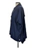 Barneys New York Blue 3/4 Sleeve Button-Down Shirt Size L - photo 5