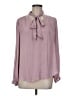 Maison d' Amelie 100% Polyester Pink Long Sleeve Blouse Size M - photo 1