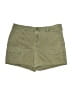 Kaari Blue Solid Green Khaki Shorts Size 10 - photo 1