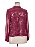 Bold Elements Burgundy Long Sleeve Blouse Size XL - photo 1