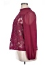 Bold Elements Burgundy Long Sleeve Blouse Size XL - photo 5