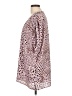 CAbi 100% Polyester Animal Print Pink 3/4 Sleeve Blouse Size L - photo 5